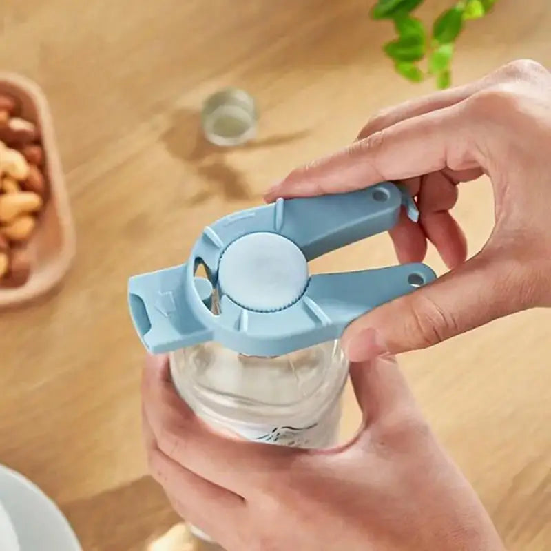 Multi-Purpose Bottle Cap Opener – Handheld Twist-Off Lid Remover for Water Bottles, Portable Kitchen Tool for Women