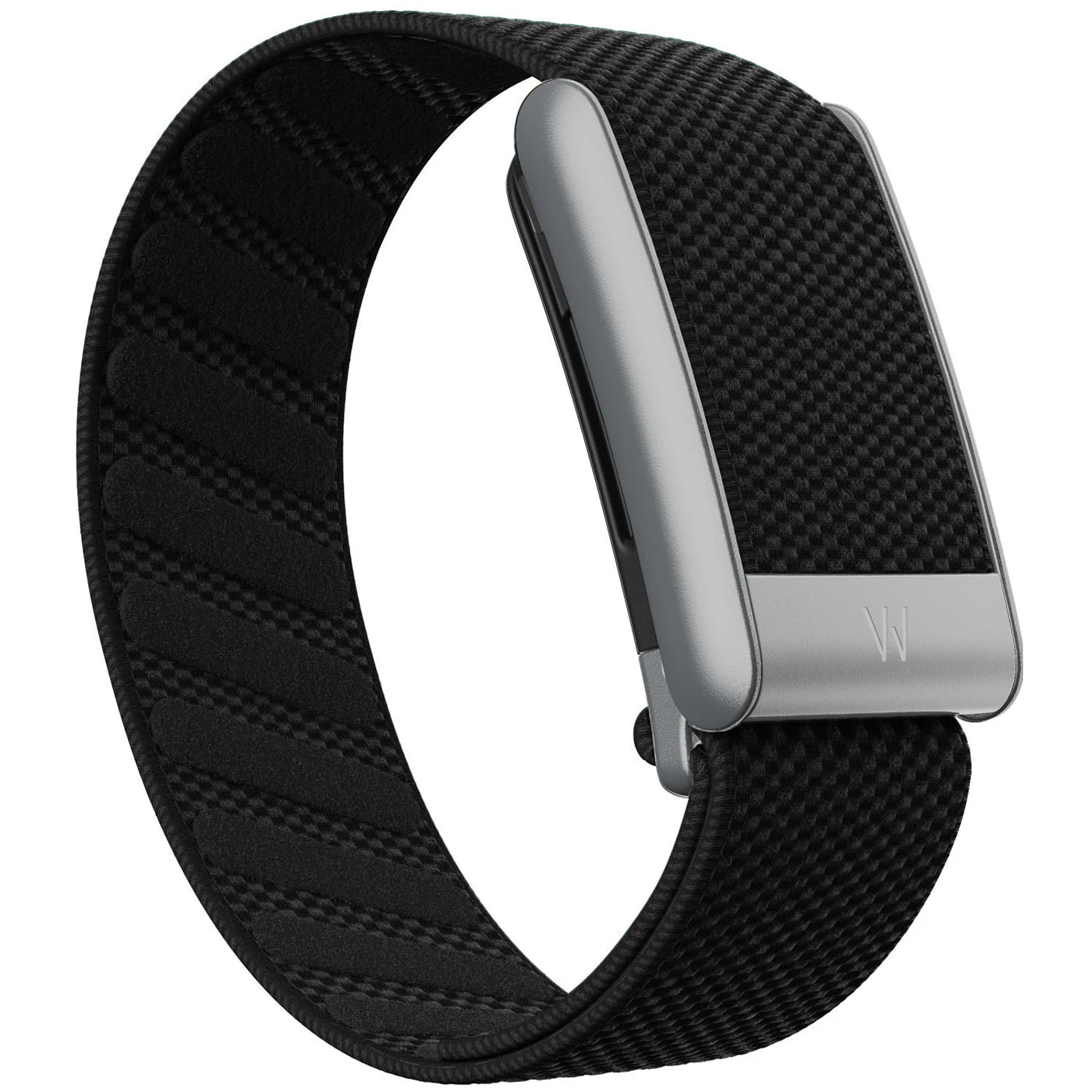 Whoop 5.0 Compatible Nylon Wristband - Black, Silver & Gold Woven Elastic Sports Replacement Strap