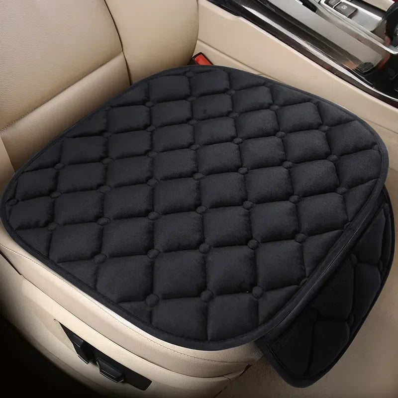 Warm Plush Car Seat Covers - Winter Seat Cushion Protectors for Sedan, Hatchback & SUV