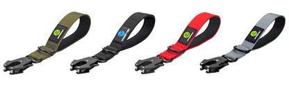 Heavy-Duty Nylon Dog Collar with Traffic Lead – Short Military-Style Leash with Metal Buckle for Large Dogs & Puppies