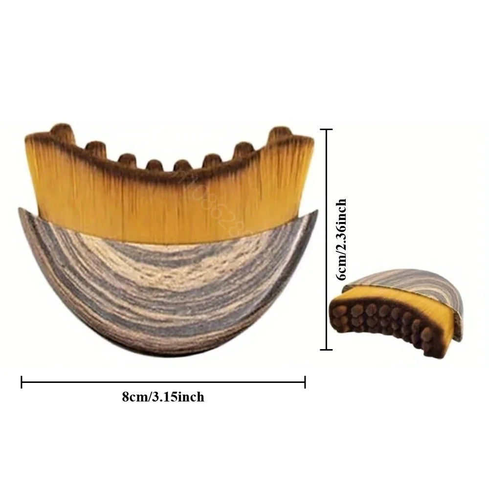 Lymphatic Contour Face Brush – Dry Brushing Massager for Chin, Jawline & Skin Sculpting