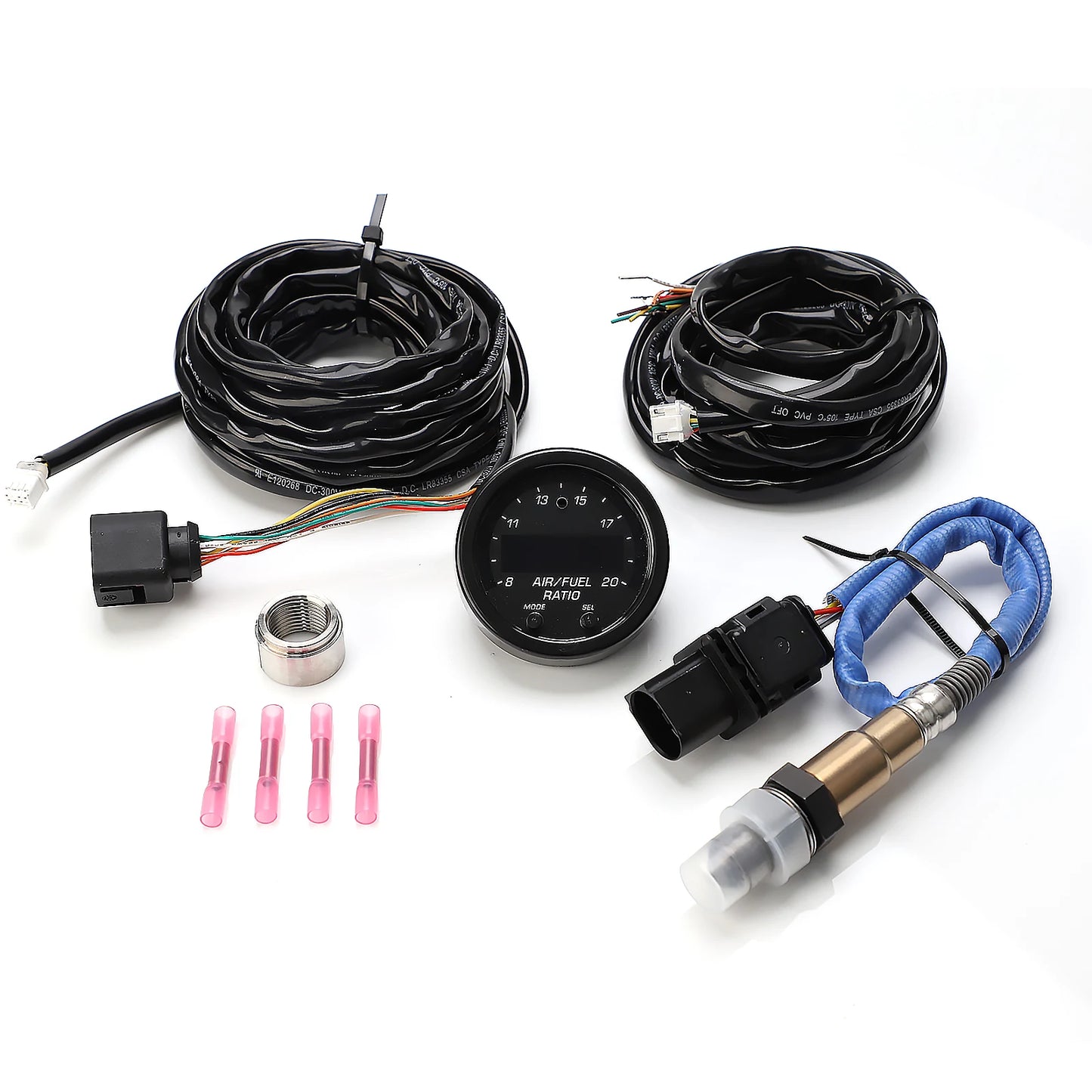 CNSPEED Car O2 Air Fuel Ratio Gauge Kit – EM 30-0300 X-Series Wideband LSU 4.9 Oxygen Sensor for Car