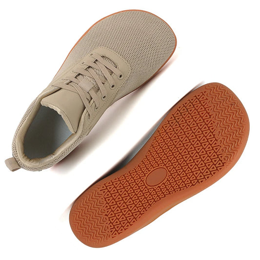 Men's Minimalist Barefoot Sneakers - Unisex Zero Drop Wide Sole Casual Shoes For Natural Comfort & Relaxation