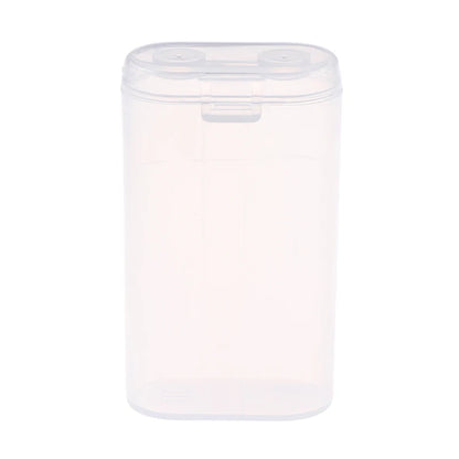 1PC 18650 Battery Portable Waterproof Clear Holder - Transparent Plastic Safety Case for 2 Sections 18650 - Storage Box