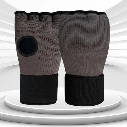 Hybrid MMA Gloves - Half-Finger Boxing & Muay Thai Training Mitts with Thick Sponge Padding