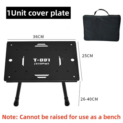 IGT Folding Stainless Steel Drain Basket – Lightweight Portable Camping Table Accessory