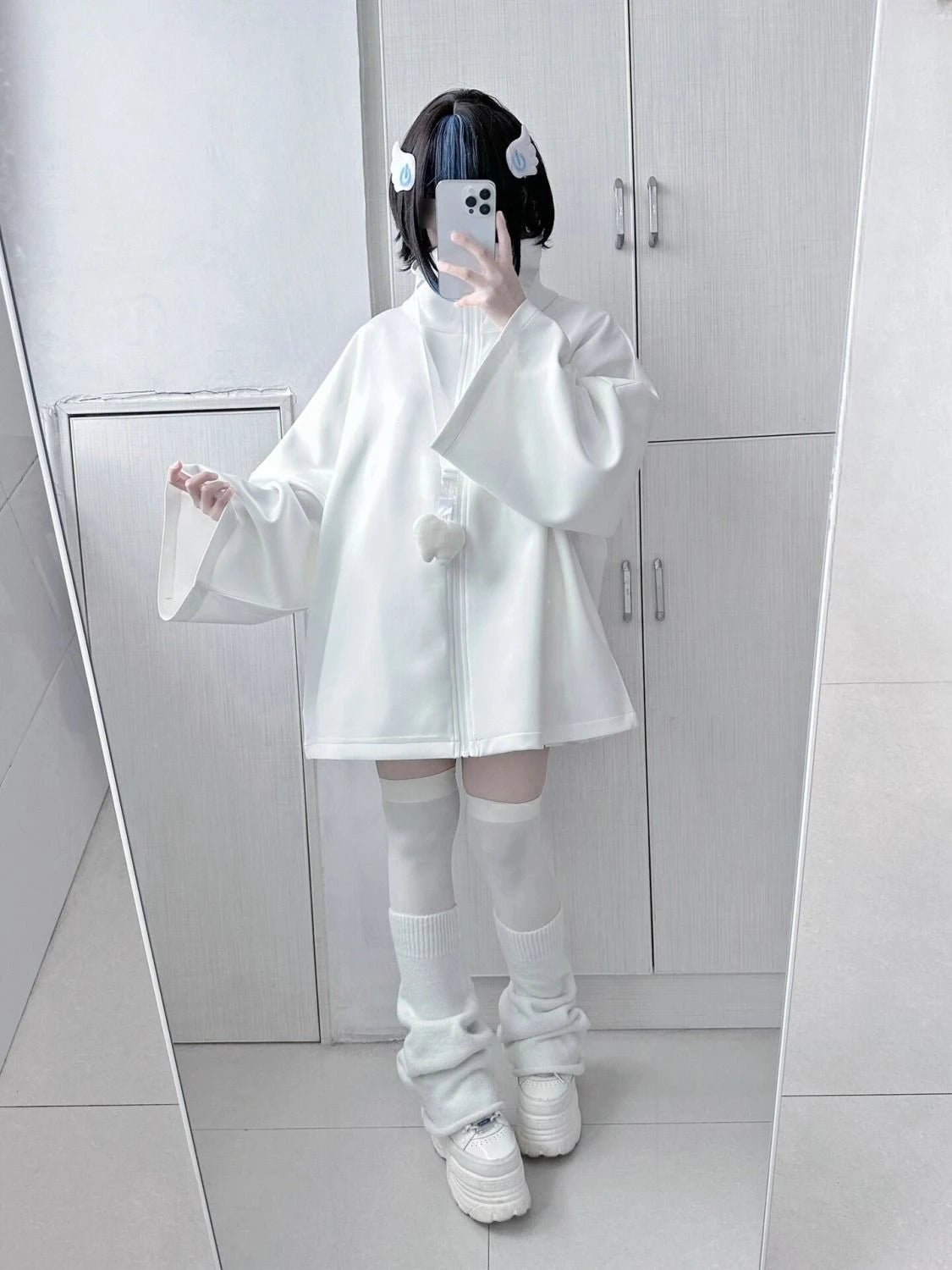 Spring Casual Hoodie – Women’s Loose Y2K Aesthetic Oversized Embroidered Harajuku Zipper Grunge Sweatshirt