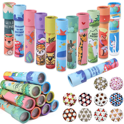 Rotating Kaleidoscope Toys for Kids – 5/10-Piece Colorful Science Party Favors, Classroom Rewards, and Pinata Fillers