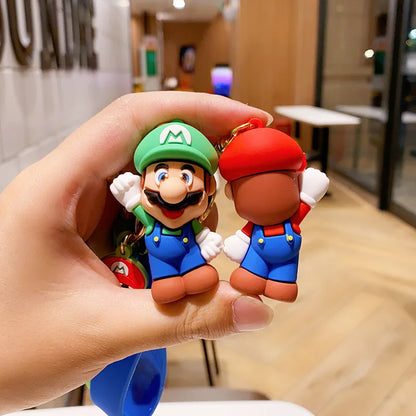 Super Mario Figurine Keychain - Cute Character Backpack Pendant, Doll Charm & Collectible Gift