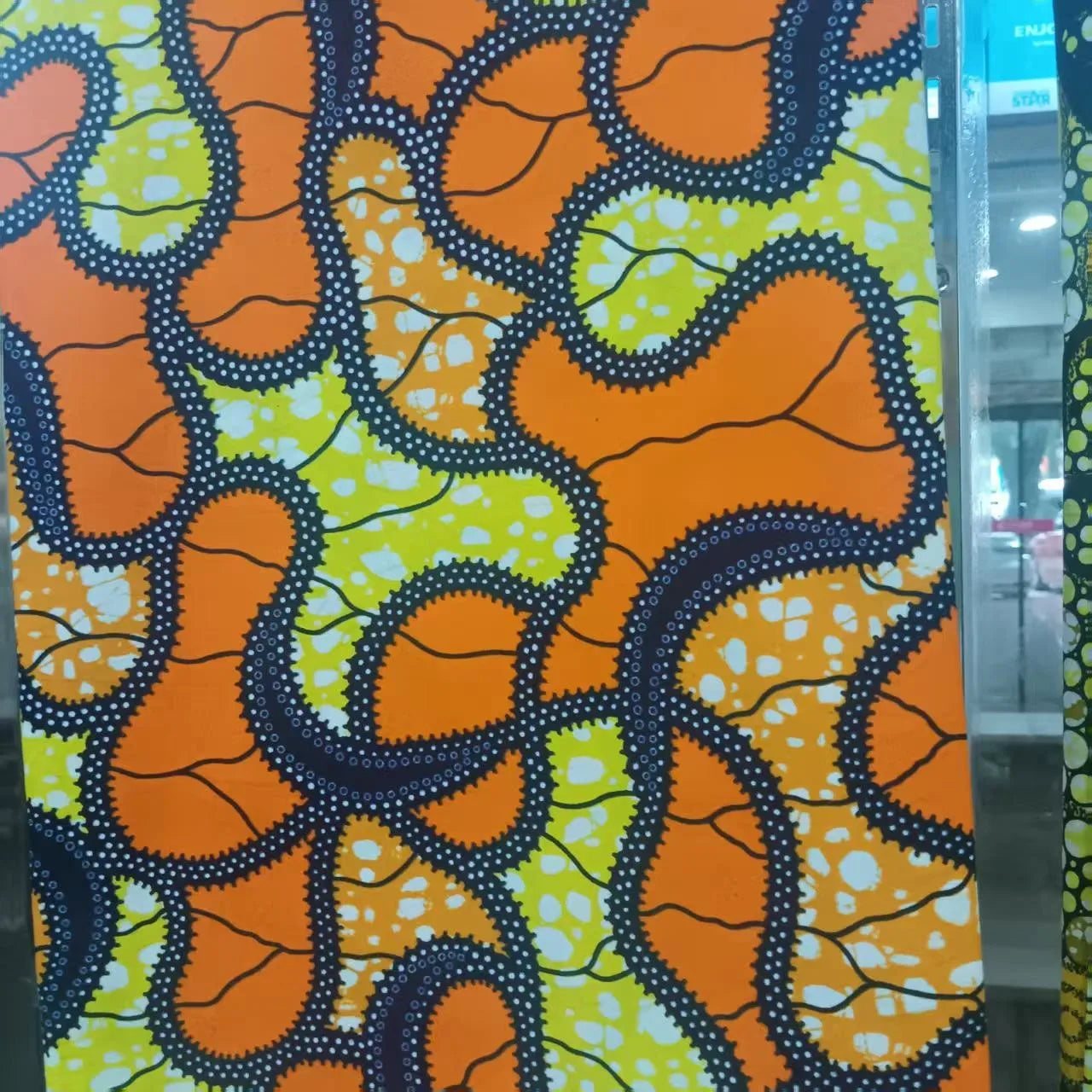 African Ankara Wax Print Fabric - 100% Cotton Soft Nigerian Real Wax Material for Women’s Party Dresses