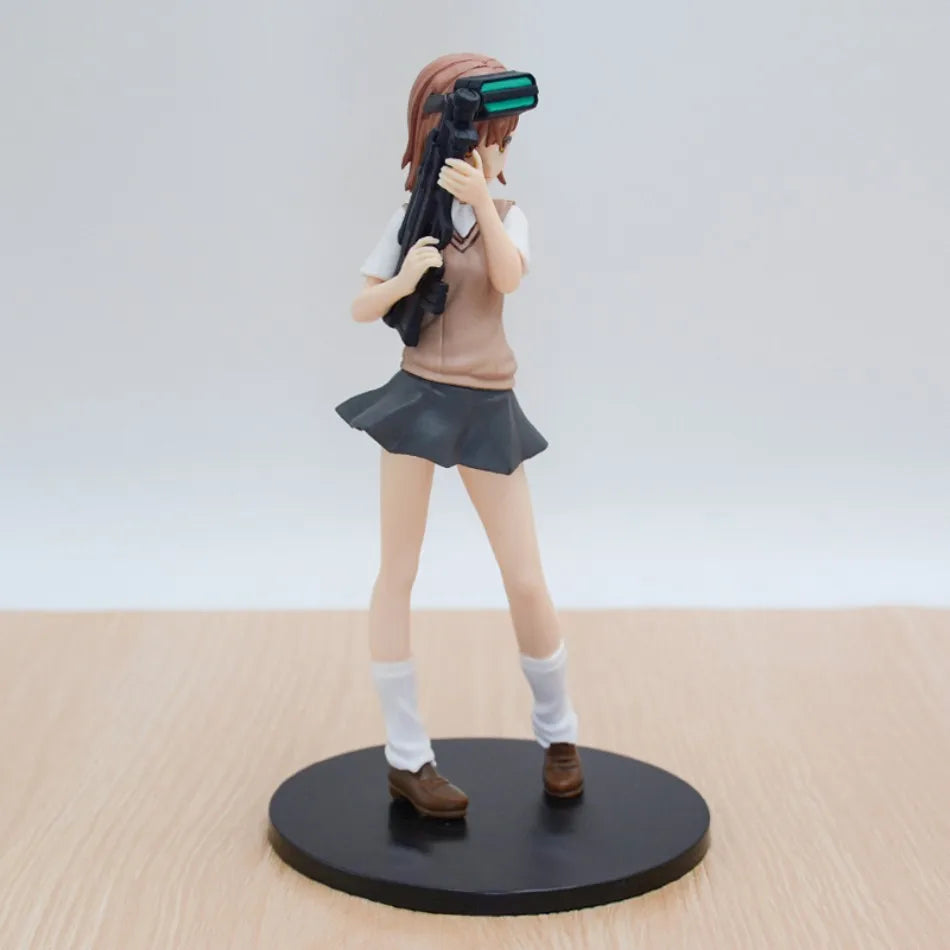 17cm Misaka Mikoto Anime Figure — A Certain Magical Index & Railgun PVC Action Toy, Cartoon Collectible Gift