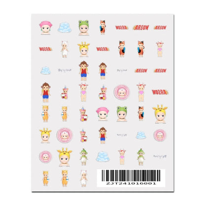 S-Sonnies Angels 3D Nail Art Sticker – 1PCS Adhesive Cartoon Decal for Manicure Design