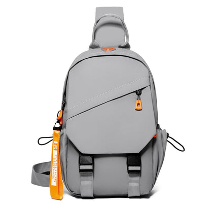 Waterproof Nylon Crossbody Bag for Men – Compact Chest Sling Shoulder Backpack for Travel & Outdoor Hiking
