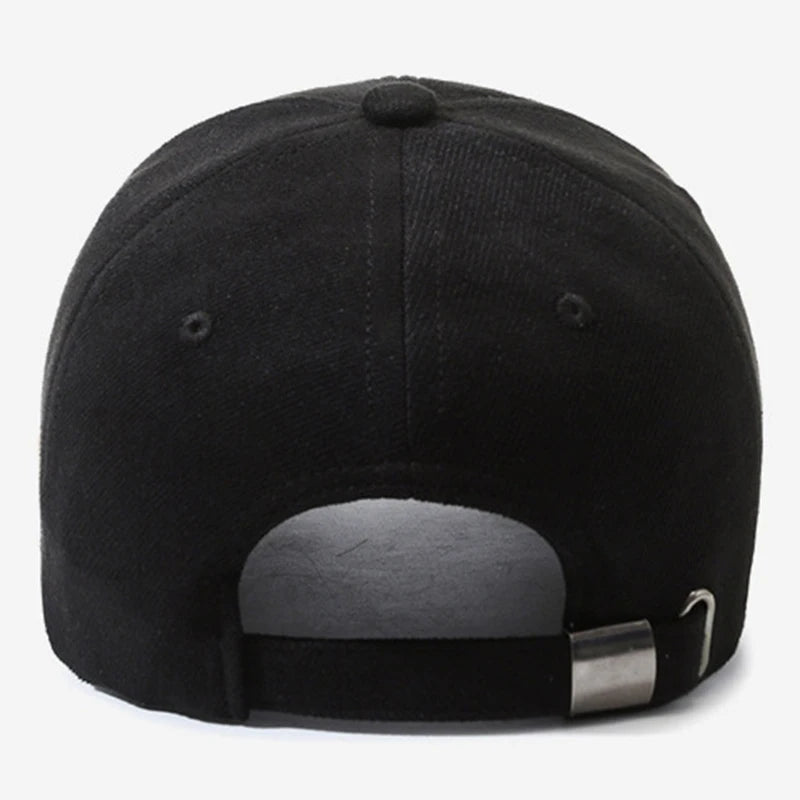 Embroidered Letter Baseball Cap - Adjustable Unisex Casual Duck Bill Sun Hat for Men & Women