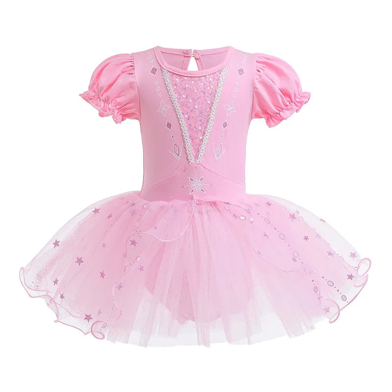 Girls Ballet Tutu Dress - Sequined Princess Party Costume for Dance & Stage Performances