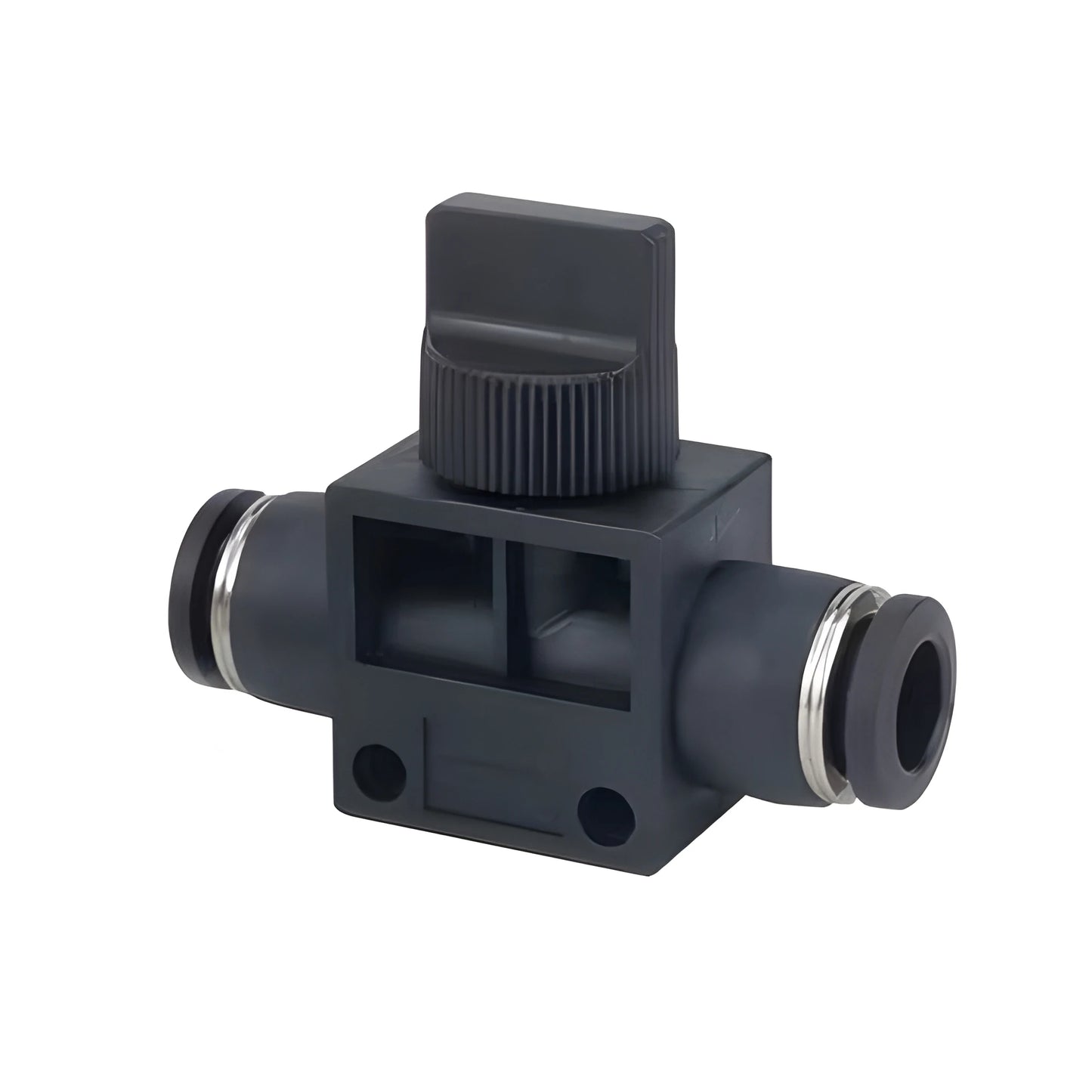High Quality Pneumatic Air Tube Quick Connector Fitting – Black PU/PE/NY Pipe Fittings 3–16mm Industrial Hose Adapter Set