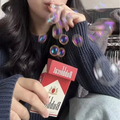 Funny Cigarette Box Toy - Novelty Photo Prop Bubble Machine Party Gift