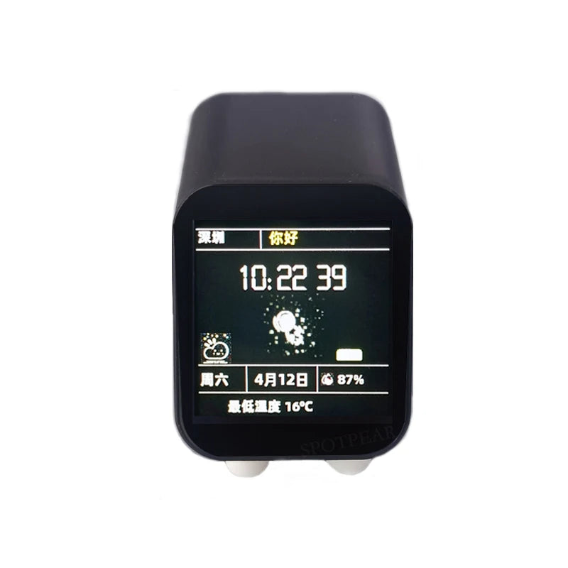 DeepSeek XiaoZhi AI Chat Robot - ESP32-S3 1.54" LCD Development Board with WiFi, Weather Station & Clock Display