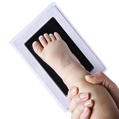 Newborn Baby Hand and Footprint Kit: DIY Ink Pads Photo Frame - Safe, Clean Souvenir Accessories for Baby Shower Gift