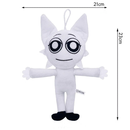 Sprunki Plush Toys – Humanoid Sprunki Soft Cartoon Pillow, Stuffed Game Doll for Kids’ Birthday Gift
