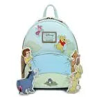 Disney Inside Out Sadness Mini Backpack – PU Leather Cartoon Rucksack for Girls, Cute Cosplay Storage Bag