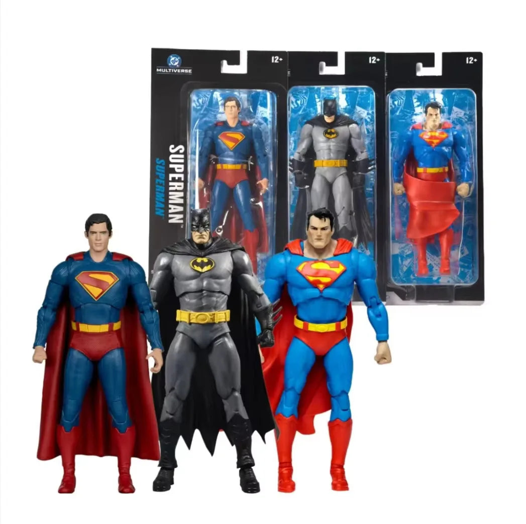 McFarlane Toys DC Multiverse 7" Action Figures — Batman & Superman Movie 2025 / Hush Collectible Model Doll