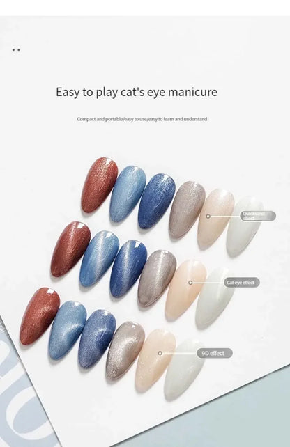 4PCS Multi-Functional Nail Art Magnet Set – Crystal Magnetic Bar for Gel Pattern Enhancement