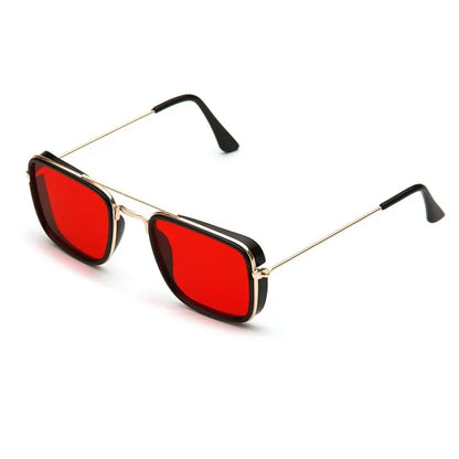 Fashion Sunglasses | European and  American Metal Small Square Frame | Retro Korean Glasses with UV Protection