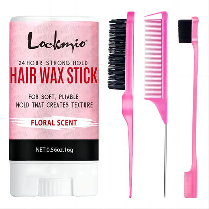Professional Styling Wax for Women – Anti-Frizz Pomade, Smoothing Hair Mud, Messy Hair Control Rod for Natural Wigs