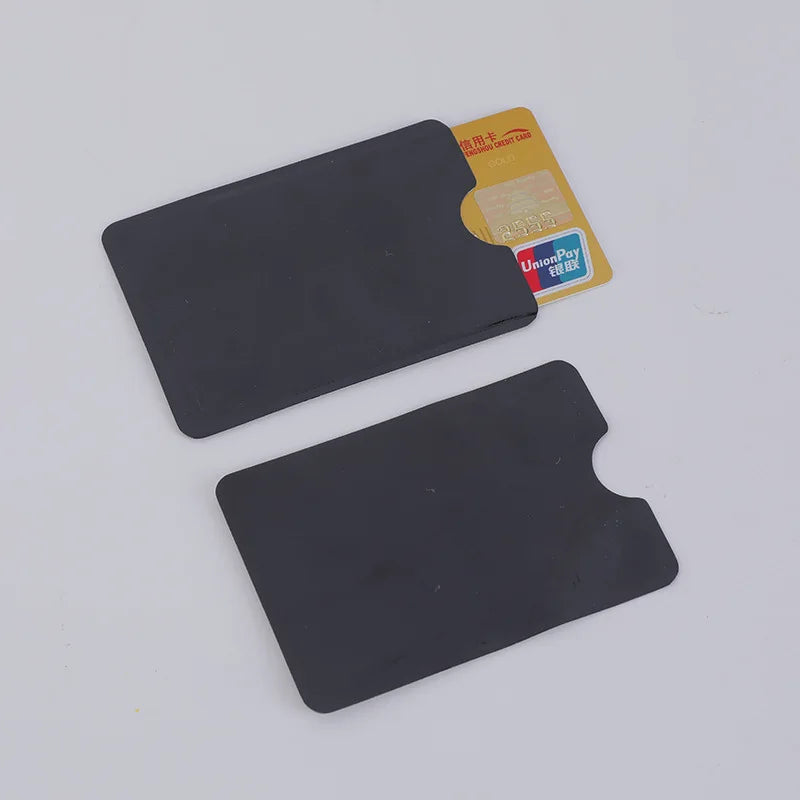 10PCS RFID Card Protector Sleeves - Anti Scan NFC Blocking Aluminum Foil Credit Card Holder