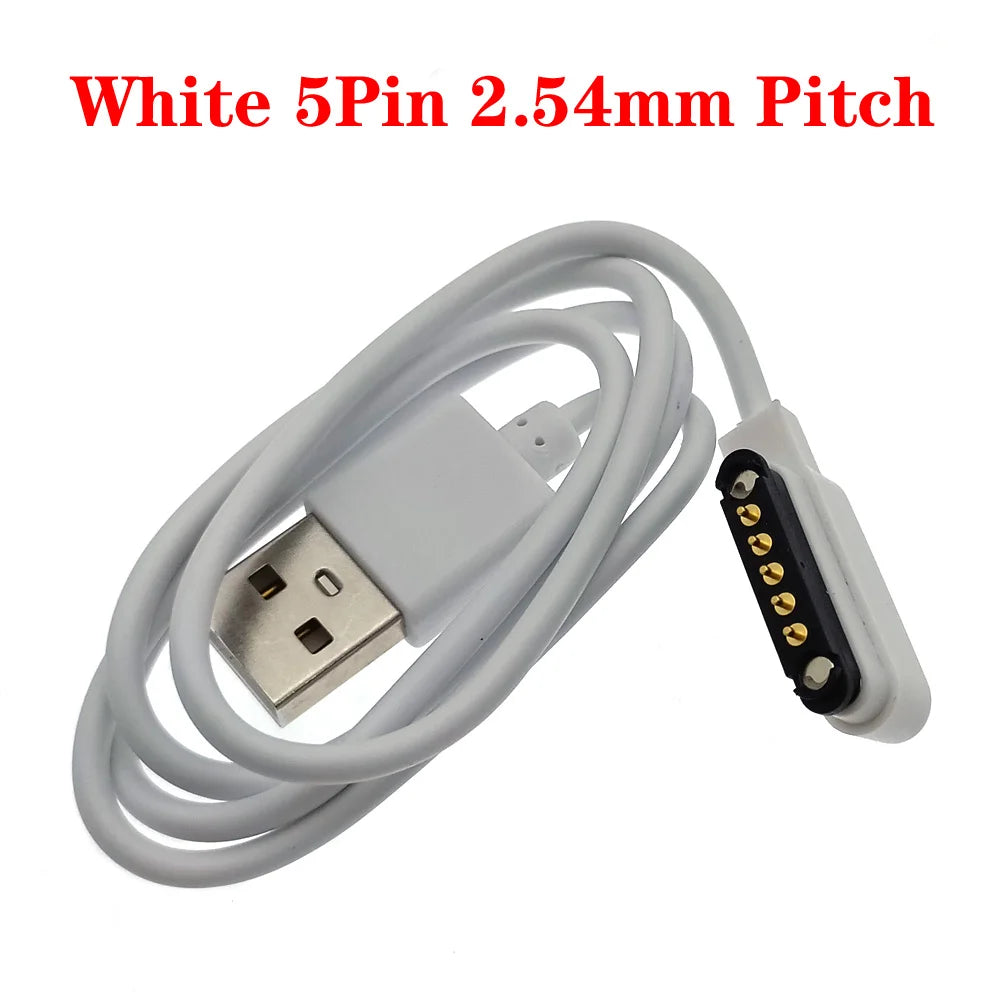 Magnetic Pogo Pin Connector Set – 2/4/5 Pin Spring-Loaded Male & Female DC Charging Power Socket for Secure Magnetic Connection Cable Adapter