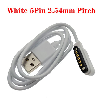 Magnetic Pogo Pin Connector Set – 2/4/5 Pin Spring-Loaded Male & Female DC Charging Power Socket for Secure Magnetic Connection Cable Adapter