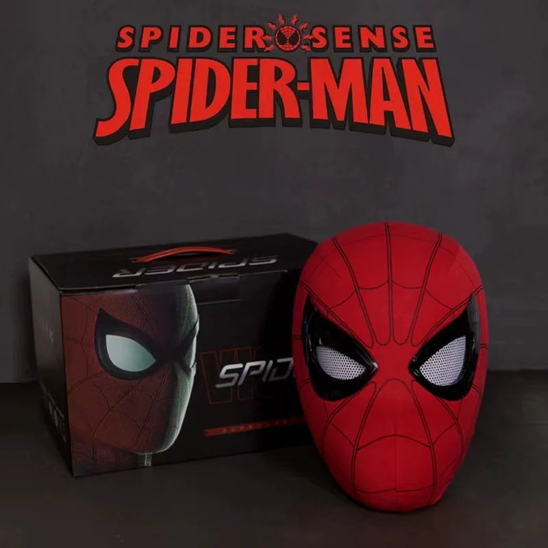 Spider-Man: No Way Home Luxury Helmet with Rechargeable Remote - Movable Eyes Cosplay Mask Decoration Gift Toy