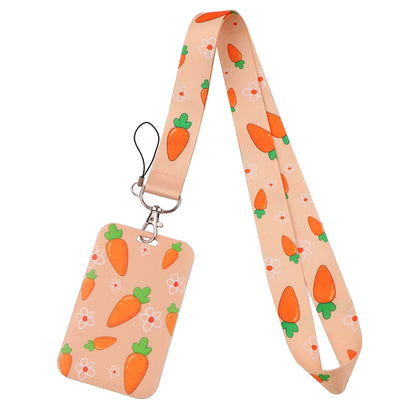 Cartoon Butterfly Lanyard for Keys – Neck Strap ID Badge Holder, Phone USB Keychain Accessories