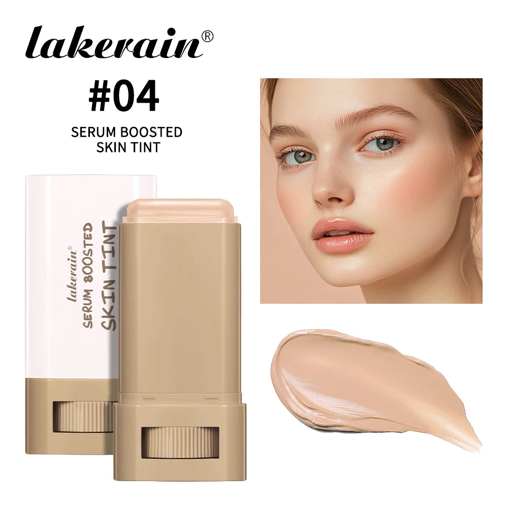 Waterproof Skin Tint Stick – Nourishing Tinted Foundation & Contour Balm for Face Makeup
