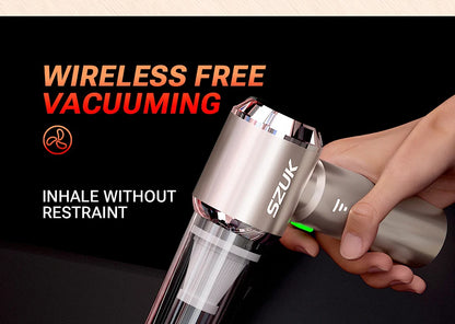 SZUK C012MAX Car Vacuum Cleaner – Strong Suction Wireless Portable Handheld Blower for Home and Car Cleaning