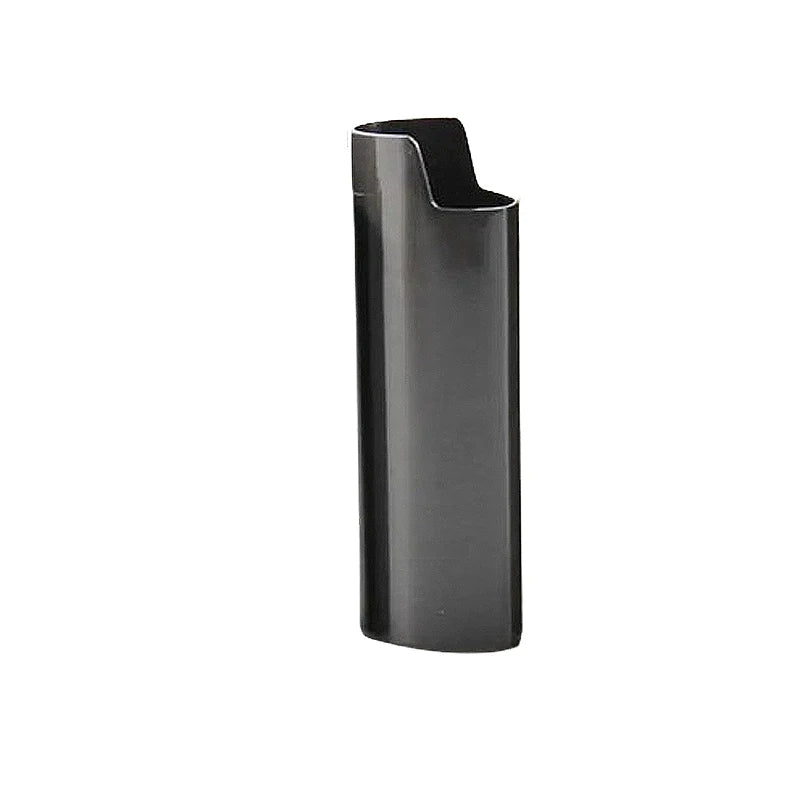 Metal Cowboy Boot Lighter Case - Cute Cat Eye Rhinestone Embroidered Zinc Alloy BIC J6 Sleeve Cover