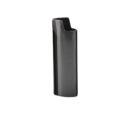 Metal Cowboy Boot Lighter Case - Cute Cat Eye Rhinestone Embroidered Zinc Alloy BIC J6 Sleeve Cover