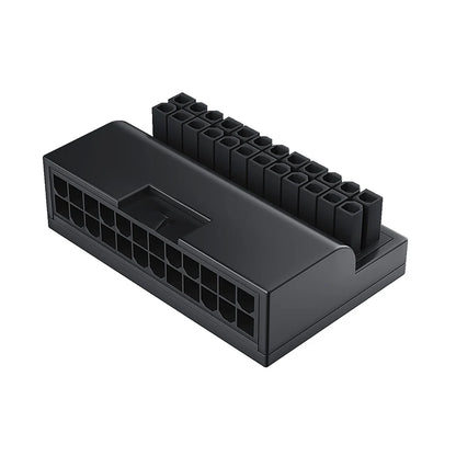 TEUCER 24-Pin ATX Power Adapter - 90° Motherboard Power Connector Extension Cable