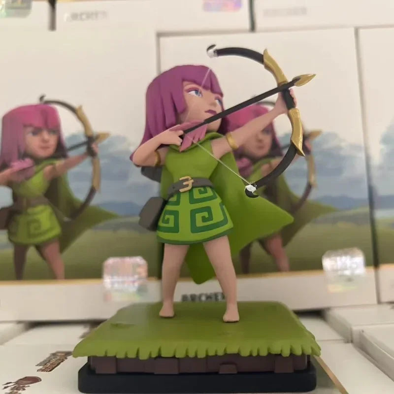 Supercell Clash of Clans & Clash Royale Archer & Wizard 4-inch Collectible Statue – 10cm Figure with Free Shipping