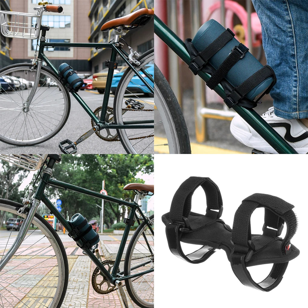Quick Release Bike Water Cup Holder - Adjustable Fixing Strap, Detachable Speaker Kettle, Mountain Bike Bicycle Accessory