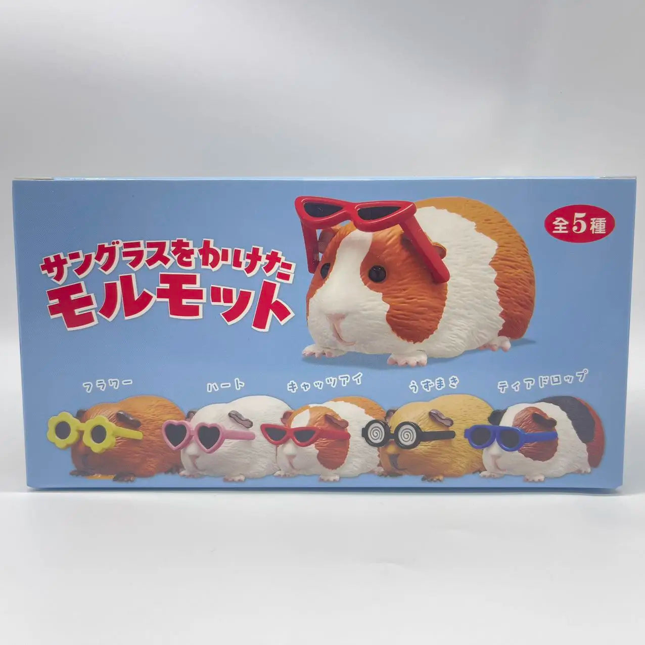 Guinea Pig with Sunglasses Blind Box – Cute Mini Anime Action Figure, Kawaii Desktop Decoration & Collectible Toy, Birthday Gift