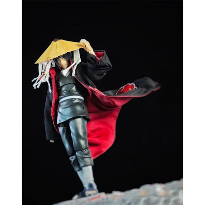 Naruto Anime Figure Accessories - 1/12 Scale Mini Robe, Skirt and Bamboo Hat for SHF Action Figures