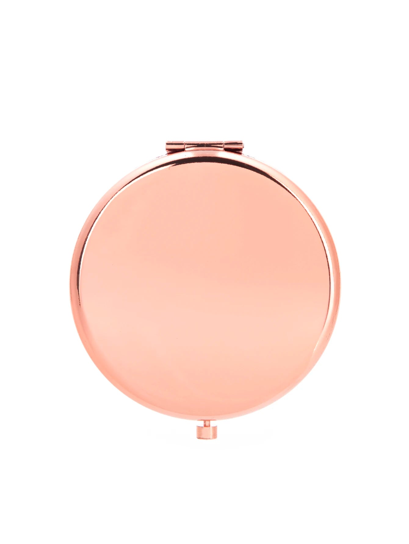 Double-Sided Round Compact Mirror - Portable Pocket Travel Makeup & Magnifying Beauty Mirror
