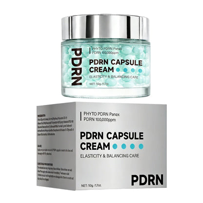 PDRN Capsule Cream 100 Moisturizer with Hyaluronic Acid & 9 Peptides, Hydrating, Firming & Nourishing Face Cream