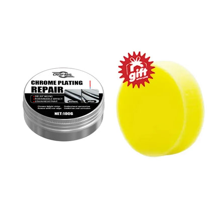 Chrome Refurbishment Paste – Car Wheel & Bumper Polishing and Restoration Solution