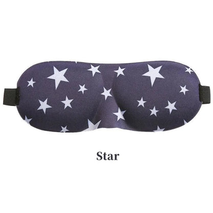 3D Sleeping Eye Mask – Soft Padded Travel Blindfold for Rest, Relaxation & Eye Comfort