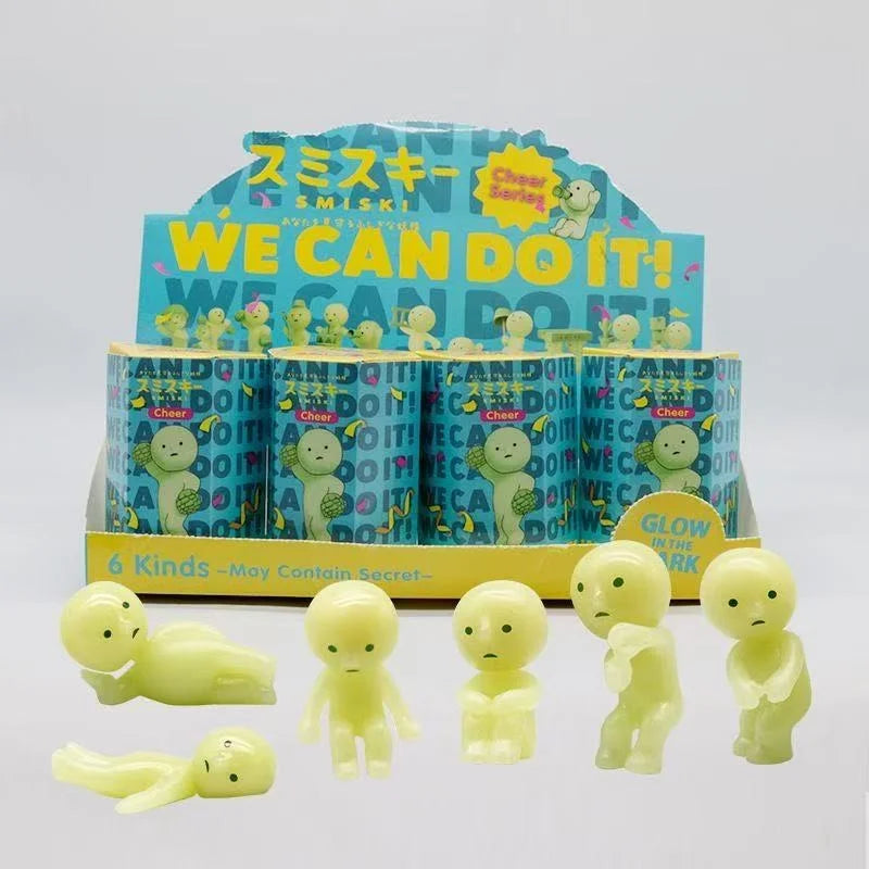 Noctilucent Green Mystery Doll Figures - Blind Box Surprise Collectible Desktop Decoration Toy