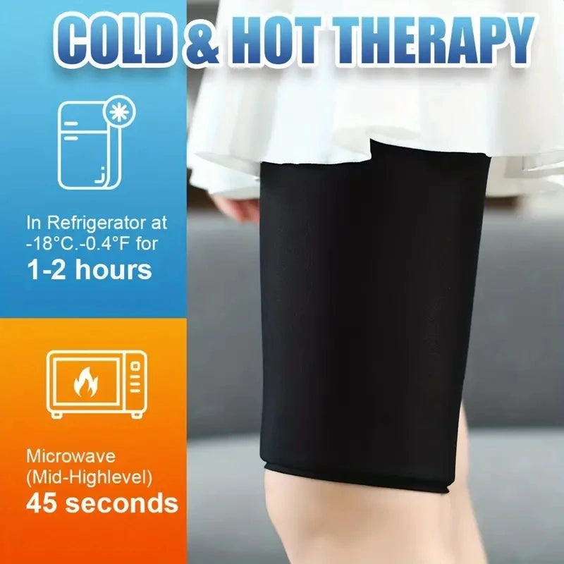 Gel Ice Sleeve Pack – Multipurpose Hot & Cold Therapy for Elbow, Knee, Ankle & Hand, Reusable Pain Relief Wrap