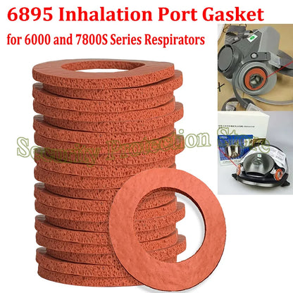 2–20pcs Inhalation Port Gaskets – Replacement for 3M 6000 & 7800S Series Respirators (6895/6893/6889)
